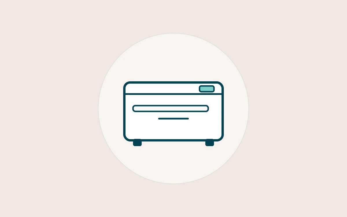 Illustration of a chest freezer representing professional freezer repair service in Abilene TX