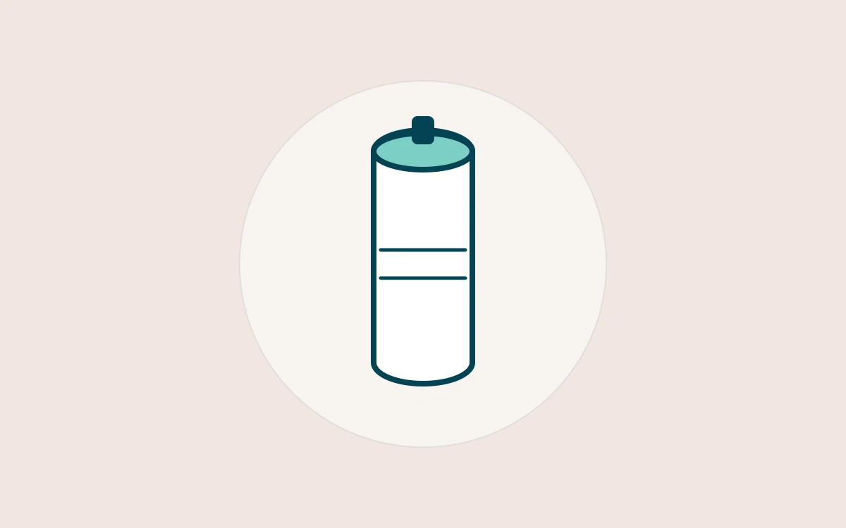 Illustration of a water heater tank representing professional water heater repair service in Abilene TX